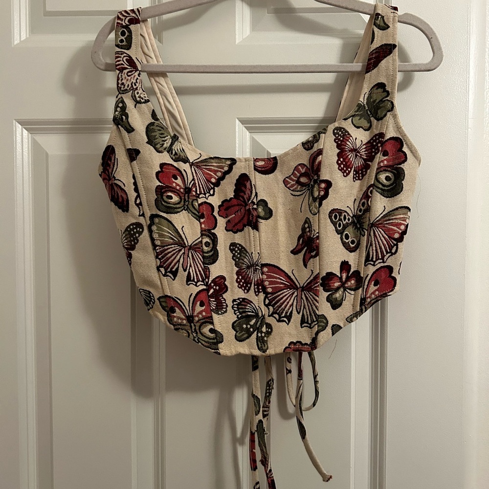 Butterfly Corset Top